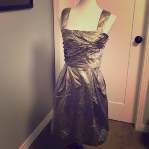 Women’s snake print dress.